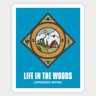 Life in the Woods Sticker